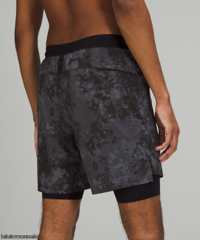 Lululemon Deutschland DELULU841 | Lululemon Deutschland Taktildruck Lizenz Zum Zug Gefüttert Kurz 7